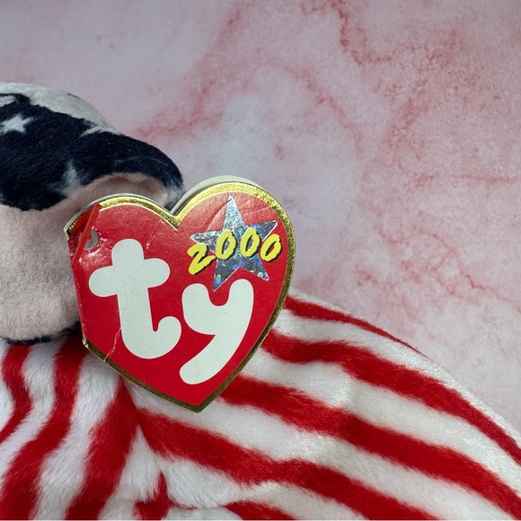 Ty Beanie Baby Righty 2000 with heart tag - Picture 2 of 9